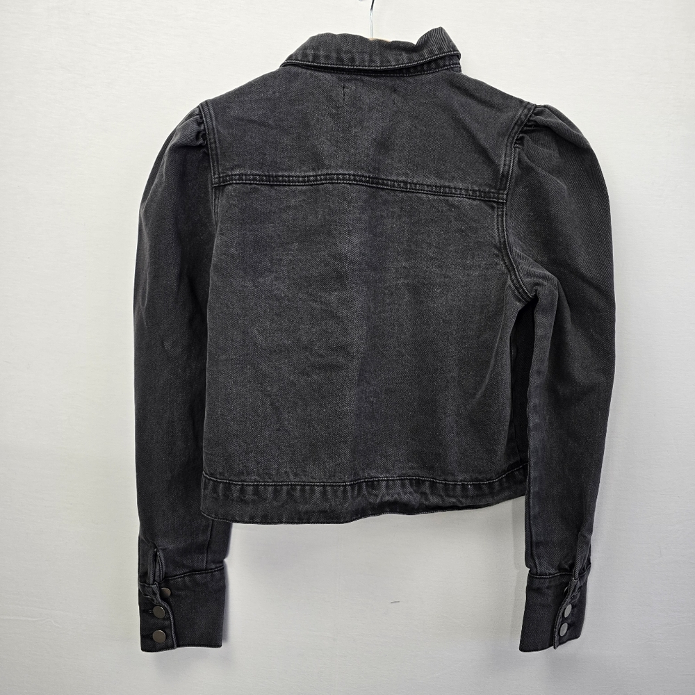 Lulu's Black Denim Jacket Size Small - Picture 7 of 13